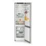 Liebherr CNgwc 5723 alulfagyasztós kombinált hűtőszekrény, glasswhite, 201,5cm, nofrost, duocooling, érintővezérlés, easytwist-ice, easyfresh, led