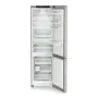 Liebherr CNgwc 5723 alulfagyasztós kombinált hűtőszekrény, glasswhite, 201,5cm, nofrost, duocooling, érintővezérlés, easytwist-ice, easyfresh, led