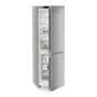 Liebherr CNsdb 5223 alulfagyasztós kombinált hűtőszekrény, ezüst, 185,5cm, nofrost, duocooling, érintővezérlés, easytwist-ice, easyfresh, freshair szűrő, led