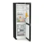 Liebherr CNbdb 5223 alulfagyasztós kombinált hűtőszekrény, fekete, 185,5cm, nofrost, duocooling, érintővezérlés, easytwist-ice, easyfresh, freshair, led