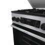 Gorenje GK5C63SH kombinált tűzhely, szürke, 50cm, 70 l, airfry, teleszkópos sütősín, gyors előmelegítés, aquaclean tisztítás, fém tető