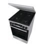 Gorenje GK5C63SH kombinált tűzhely, szürke, 50cm, 70 l, airfry, teleszkópos sütősín, gyors előmelegítés, aquaclean tisztítás, fém tető