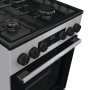 Gorenje GK5C63SH kombinált tűzhely, szürke, 50cm, 70 l, airfry, teleszkópos sütősín, gyors előmelegítés, aquaclean tisztítás, fém tető