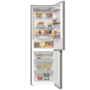 Gorenje N61EA2XL4 alulfagyasztós kombinált hűtőszekrény, 185 cm, 204/96 l, nofrost, led kijelző az ajtón, fastfreeze gyorsfagyasztás, freshzone, szürke