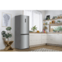 Gorenje N61EA2XL4 alulfagyasztós kombinált hűtőszekrény, 185 cm, 204/96 l, nofrost, led kijelző az ajtón, fastfreeze gyorsfagyasztás, freshzone, szürke