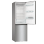 Gorenje N61EA2XL4 alulfagyasztós kombinált hűtőszekrény, 185 cm, 204/96 l, nofrost, led kijelző az ajtón, fastfreeze gyorsfagyasztás, freshzone, szürke