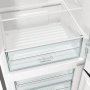 Gorenje N61EA2XL4 alulfagyasztós kombinált hűtőszekrény, 185 cm, 204/96 l, nofrost, led kijelző az ajtón, fastfreeze gyorsfagyasztás, freshzone, szürke