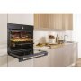 Gorenje BFS6148B beépíthető gőzsütő, 77 l, wifi, puresteam gőzpárolás, airfry, lassú ajtózáródás, érintővezérlés, színes kijelző