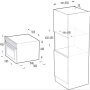 BCM4058B Beépítési méretrajz