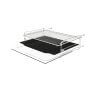Gorenje BCM4058B beépíthető kompakt sütő + mikró, wifi, airfry, gyors előmelegítés, lassú ajtózáródás, érintővezérlés, színes kijelző