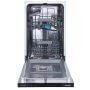Gorenje GV541D10 beépíthető mosogatógép, 45 cm, 9 teríték, 2 kosár, szárítás automata ajtónyitással, gyorsprogram, inverter, 45 db(a)