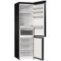 Hisense RB5P410SBFC alulfagyasztós kombinált hűtőszekrény, fekete inox, 203 cm, 283/130 l, nofrost, wifi, gyorshűtés, multiflow, led kijelző
