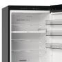 Hisense RB5P410SBFC alulfagyasztós kombinált hűtőszekrény, fekete inox, 203 cm, 283/130 l, nofrost, wifi, gyorshűtés, multiflow, led kijelző
