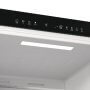 Hisense RB5P410SBFC alulfagyasztós kombinált hűtőszekrény, fekete inox, 203 cm, 283/130 l, nofrost, wifi, gyorshűtés, multiflow, led kijelző