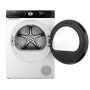Hisense DH3S902BW3 hőszivattyús szárítógép, 9 kg, a++, wifi, twinflow, gyorsprogram, inverter motor, gyűrődésmentesítés, airrefresh, led
