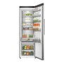 Hisense RL3K370SAID hűtőszekrény, fekete, 185,6 cm, 392 l,wifi, inverteres, gyors hűtés, multiairflow, freshbox 0 fokos rekesz