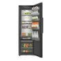 Hisense RL5K370GSFD hűtőszekrény, fekete, 185,6 cm, 392 l,wifi, inverteres, gyors hűtés, multiairflow, freshbox 0 fokos rekesz