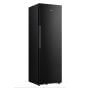 Hisense RL5K370GSFD hűtőszekrény, fekete, 185,6 cm, 392 l,wifi, inverteres, gyors hűtés, multiairflow, freshbox 0 fokos rekesz