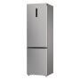 Gorenje NRB620C61X4WFE alulfagyasztós kombinált hűtőszekrény, inox, nofrost, 203 cm, 283/130 l, wifi, gyors hűtés, multiflow, adapttech