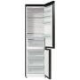 Gorenje NRB620C61BX4WFE alulfagyasztós kombinált hűtőszekrény, fekete inox, nofrost, 203 cm, 283/130 l, wifi, gyors hűtés, multiflow, adapttech