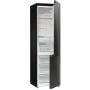 Gorenje NRB620C61BX4WFE alulfagyasztós kombinált hűtőszekrény, fekete inox, nofrost, 203 cm, 283/130 l, wifi, gyors hűtés, multiflow, adapttech