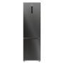 Gorenje NRB620C61BX4WFE alulfagyasztós kombinált hűtőszekrény, fekete inox, nofrost, 203 cm, 283/130 l, wifi, gyors hűtés, multiflow, adapttech