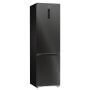 Gorenje NRB620C61BX4WFE alulfagyasztós kombinált hűtőszekrény, fekete inox, nofrost, 203 cm, 283/130 l, wifi, gyors hűtés, multiflow, adapttech