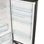 Gorenje NRB620C61BX4WFE alulfagyasztós kombinált hűtőszekrény, fekete inox, nofrost, 203 cm, 283/130 l, wifi, gyors hűtés, multiflow, adapttech