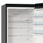 Gorenje NRB620C61BX4WFE alulfagyasztós kombinált hűtőszekrény, fekete inox, nofrost, 203 cm, 283/130 l, wifi, gyors hűtés, multiflow, adapttech