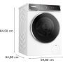 Bosch WGB25402BY elöltöltős mosógép, 10 kg, 1400 f/p., wifi, touchcontrol, gőzfunkció, vasaláskönnyítés, antistain, mini töltet
