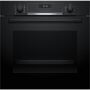 Bosch HBG557EB3 beépíthető sütő, fekete, 7 sütőfunkció, ecoclean, 3d hőlégbefúvás, teleszkópos sütősín, lcd-kijelző, 71 liter