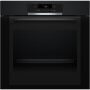 Bosch HBA372EB3 beépíthető sütő, fekete, 7 sütőfunkció, pirolitikus, airfry funkció tálcával, érintővezérlés, 3d hőlégbefúvás, 71 l