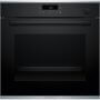 Bosch HRG272EB3 beépíthető sütő, fekete, 8 sütőfunkció, pirolitikus, gőzfunkciós, airfry funkció tálcával, 3d hőlégbefúvás, 71 l
