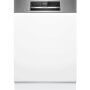 Bosch SMI6ECS12E beépíthető mosogatógép, 60cm, kezelőpaneles, 14 teríték, efficientdry, wifi, 8 program, variodrawer, aquastop, 42 db(a)