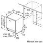 SMV6ECX10E Beépítési méretrajz
