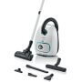 Bosch BGL41HYG2H porzsákos porszívó, fehér, ultraallergy filter, powerprotect rendszer, rés- és kárpitszívó, airfresh porzsák