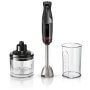 Bosch MSM4B620 botmixer, fekete, rozsdamentes acél quattroblade, performance drive 1000, aprító, habverő, 800w