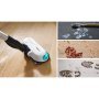 Bosch BCS71HYG3 akkumulátoros kézi porszívó, fehér, 2in1 dynamicaqua felmosó- és szívófej, motoros szívófej led-fénnyel, flex cső, 18 v li-ion