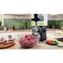 Bosch MFWS650B húsdaráló, fekete, 3.5 kg/perc daráló kapacitás, 3 db daráló tárcsa, kolbásztöltő tartozék, 2100 w