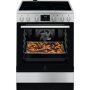 Electrolux LKR64020CX elektromos tűzhely, 60 cm, 73 l, airfry funkció + tálca, teleszkópos sütősín, aquaclean tisztítás, multilevel cooking