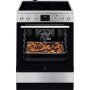 Electrolux LKR64022AX elektromos tűzhely, 60 cm, 73 l, airfry tálca, teleszkópos sütősín, aquaclean tisztítás, multilevel cooking