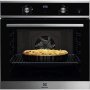 Electrolux EOD5F71X SteamBake beépíthető elektromos sütő, katalitikus/aquaclean tisztítás, maghőmérő, grill, süllyesztett gombok, teleszkópos sütősín, 72 l
