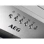 AEG DGE5661HM álkürtőbe építhető páraelszívó, inox, süllyesztett, 54 cm, hob2hood, 3+1 fokozat, nyomógombos vezérlés, led világítás