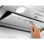 AEG DGE5661HM álkürtőbe építhető páraelszívó, inox, süllyesztett, 54 cm, hob2hood, 3+1 fokozat, nyomógombos vezérlés, led világítás