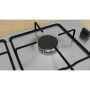 Bosch PBP6B5K80H beépíthető gázfőzőlap, 60 cm, nemesacél, oldalgombos vezérlés, egykezes szikragyújtás, acél edénytartórács