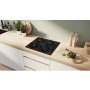 Bosch POH6B6K30 beépíthető gázfőzőlap, 60cm, wok, üveglapos kivitel, oldalgombos vezérlés, szikragyújtás, zománcozott edénytartó rács