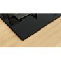 Bosch PPP6A6I40 beépíthető gázfőzőlap, 60cm, üveglapos kivitel, elölgombos vezérlés, flameselect, szikragyújtás, öntöttvas edénytartórács