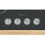 Bosch PPH6A6I10 beépíthető gázfőzőlap, 60cm, wok, üveglapos kivitel, elölgombos vezérlés, flameselect, szikragyújtás, öntöttvas rács