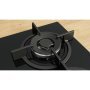 Bosch PPH6A6I10 beépíthető gázfőzőlap, 60cm, wok, üveglapos kivitel, elölgombos vezérlés, flameselect, szikragyújtás, öntöttvas rács