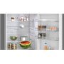 Bosch KGN49OCAF alulfagyasztós kombinált hűtőszekrény, öntöttvas, 203cm, 70cm szél., 311/129 l, nofrost, greencollection, vitafresh, multi airflow